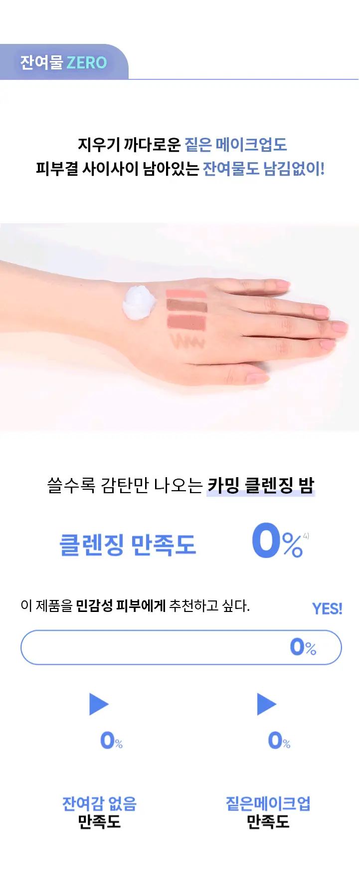 [민감피부 클렌징]바닐라코 클린잇제로 카밍 클렌징밤 100ml 상세페이지 11